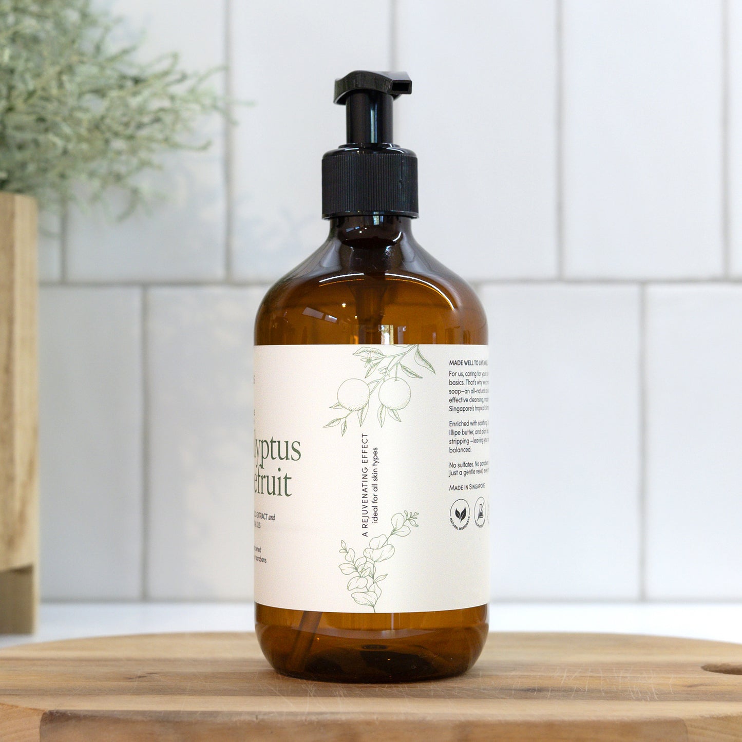 CASTILE HAND & BODY WASH 500ml | Eucalyptus & Grapefruit