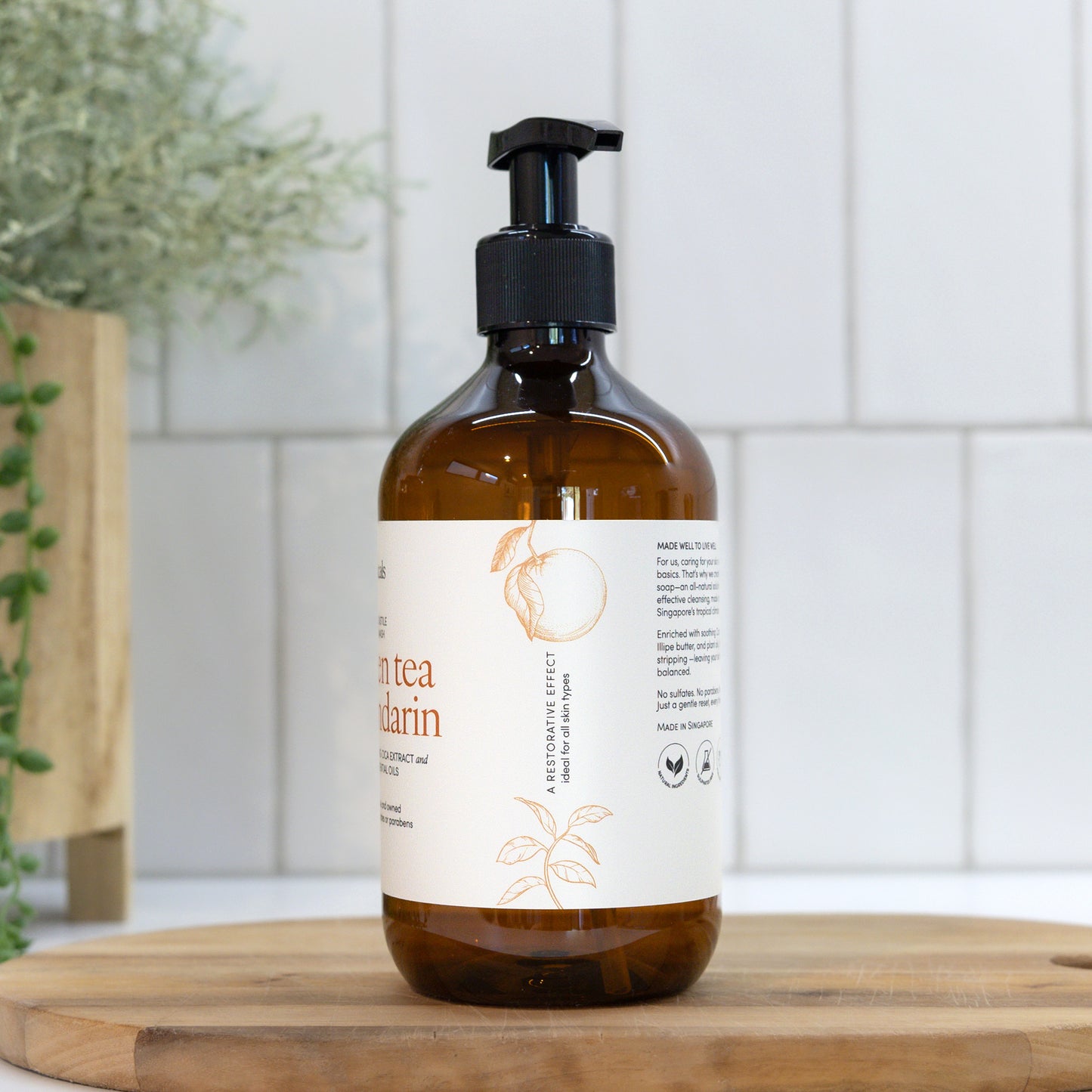 CASTILE HAND & BODY SOAP 500ml | Green Tea & Mandarin