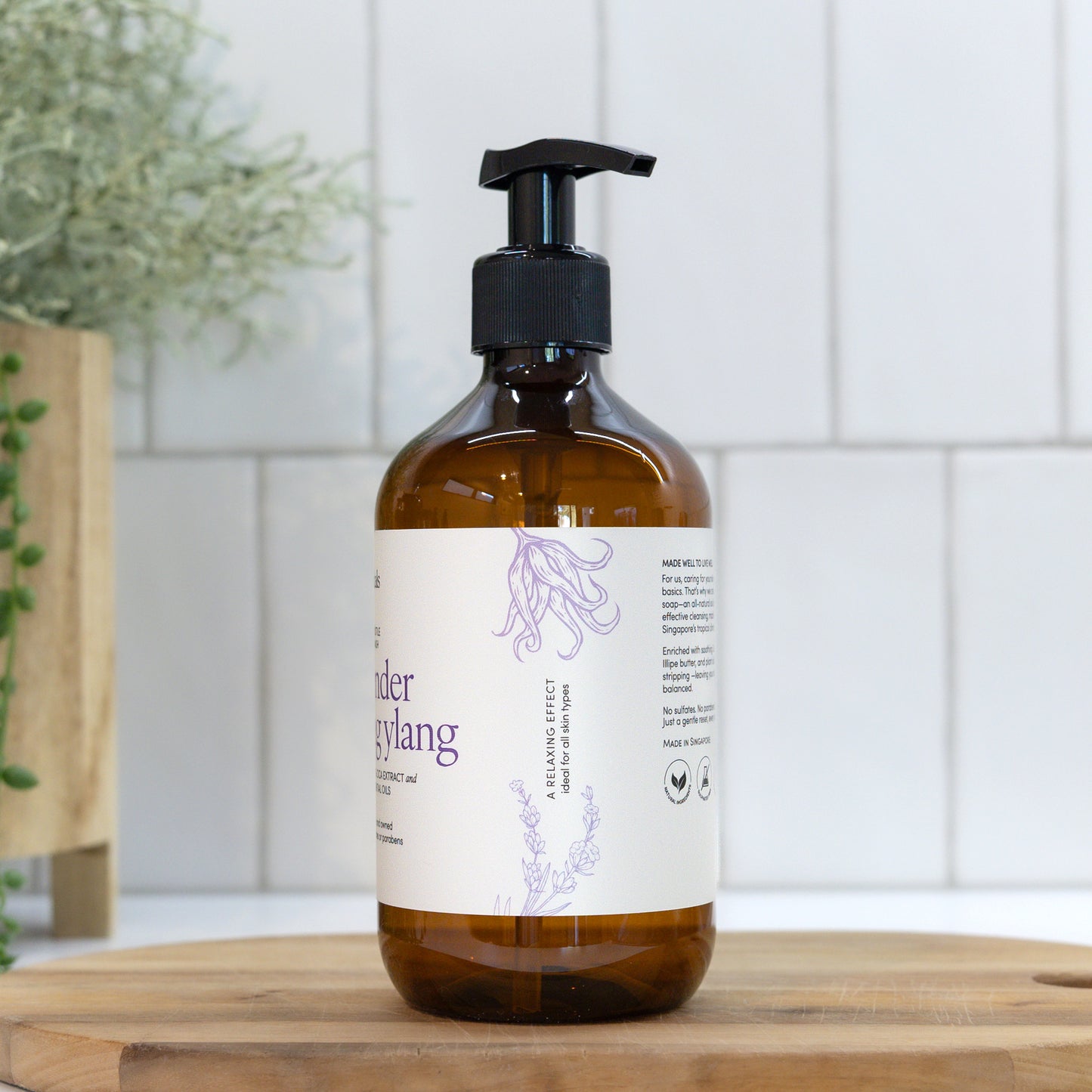 CASTILE HAND & BODY WASH 500ml | Lavender & Ylang Ylang