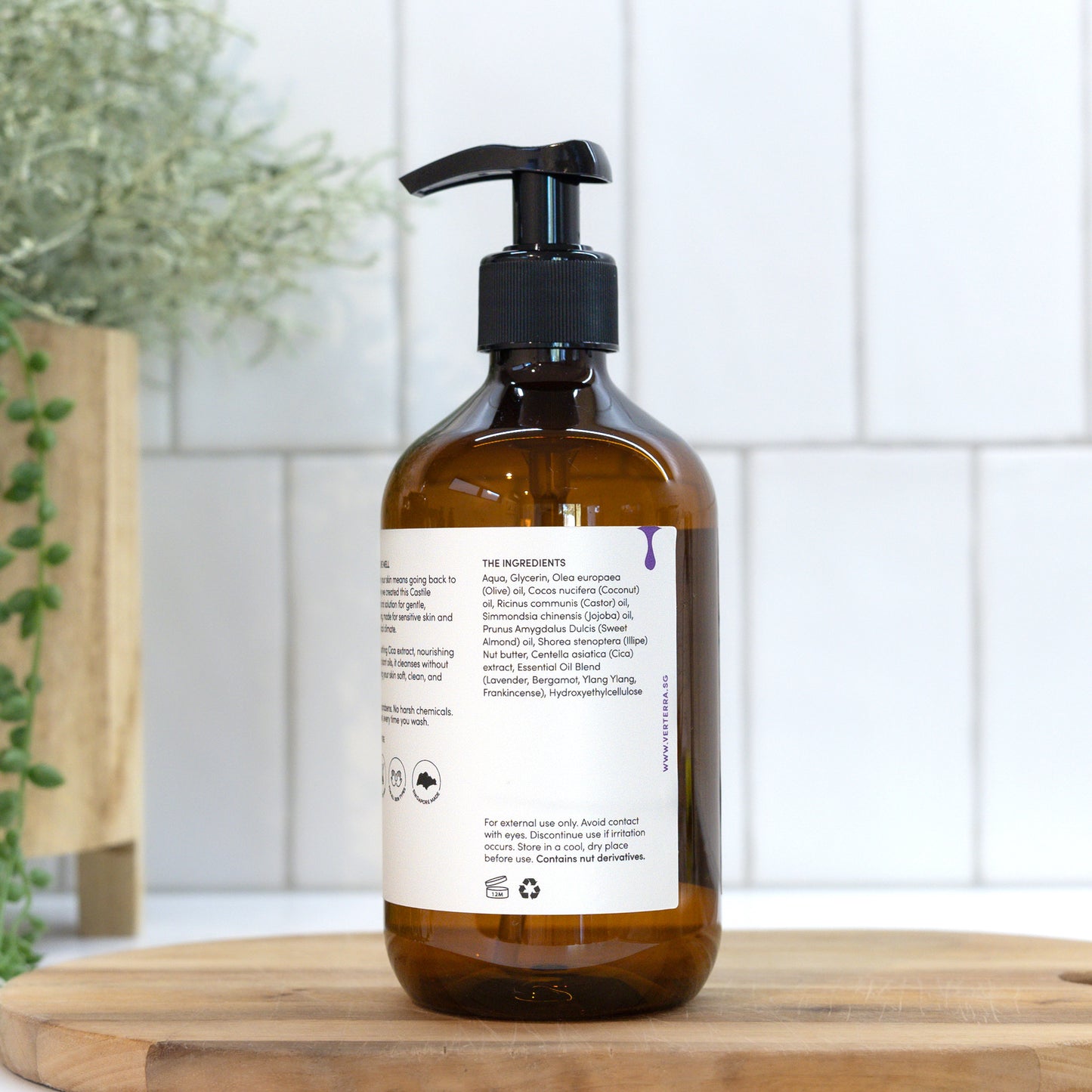 CASTILE HAND & BODY WASH 500ml | Lavender & Ylang Ylang