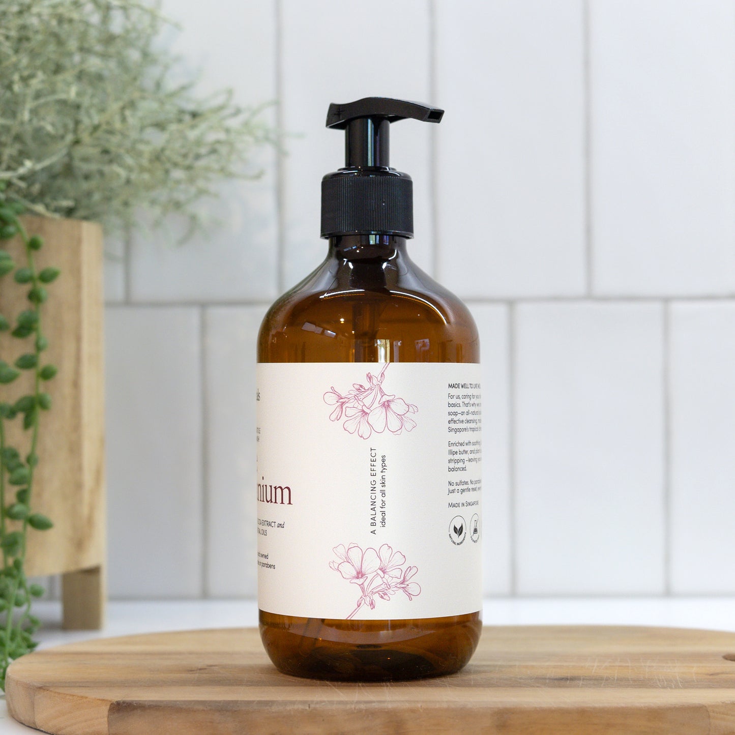 CASTILE HAND & BODY WASH 500ml | Rose Geranium