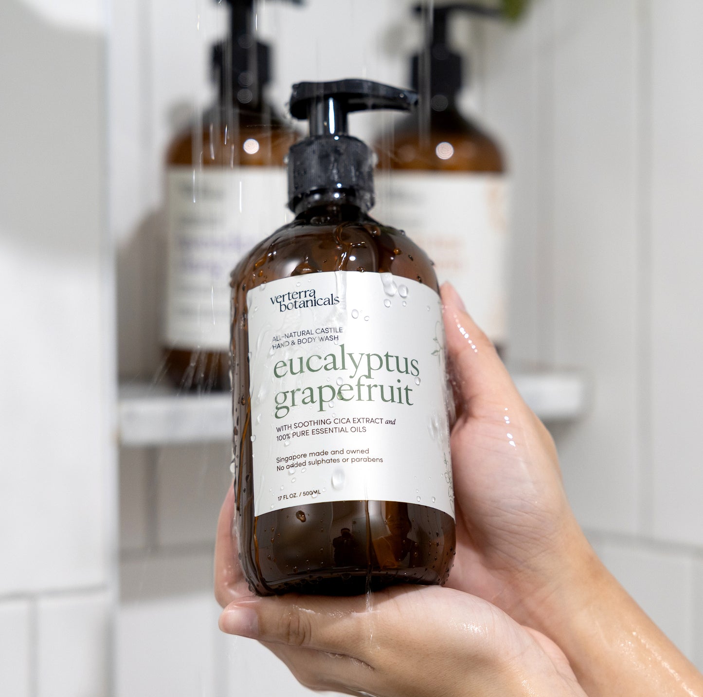 CASTILE HAND & BODY WASH 500ml | Eucalyptus & Grapefruit