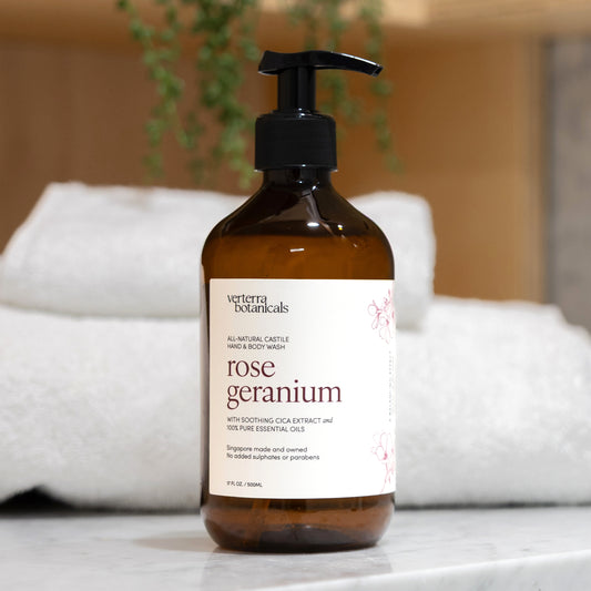 CASTILE HAND & BODY WASH 500ml | Rose Geranium