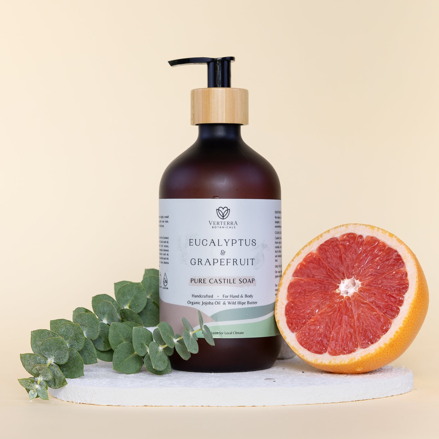 CASTILE HAND & BODY WASH 500ml | Eucalyptus & Grapefruit