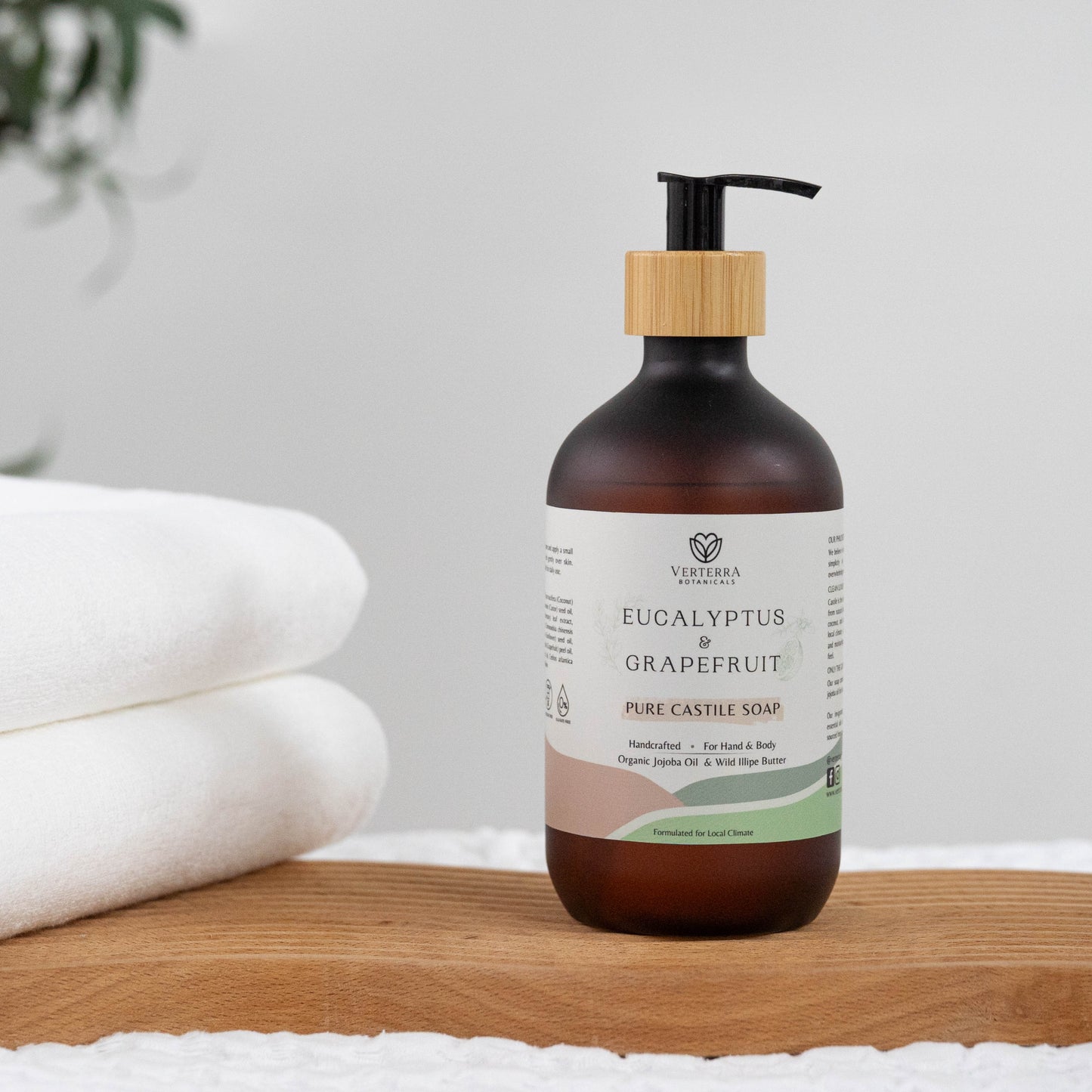 CASTILE HAND & BODY WASH 500ml | Eucalyptus & Grapefruit