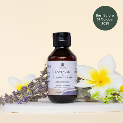 CASTILE HAND & BODY SOAP 100ml | Lavender & Ylang Ylang