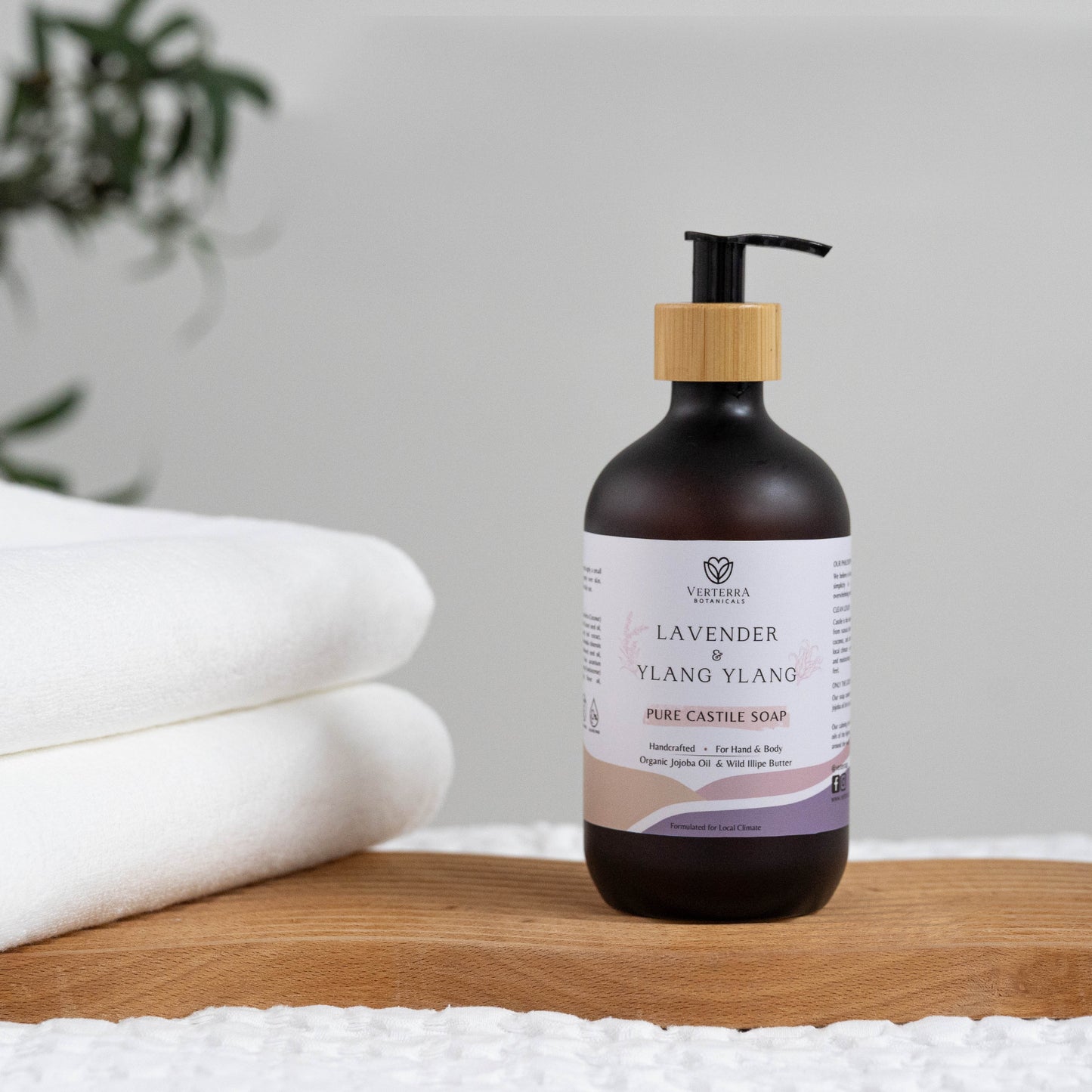 CASTILE HAND & BODY WASH 500ml | Lavender & Ylang Ylang